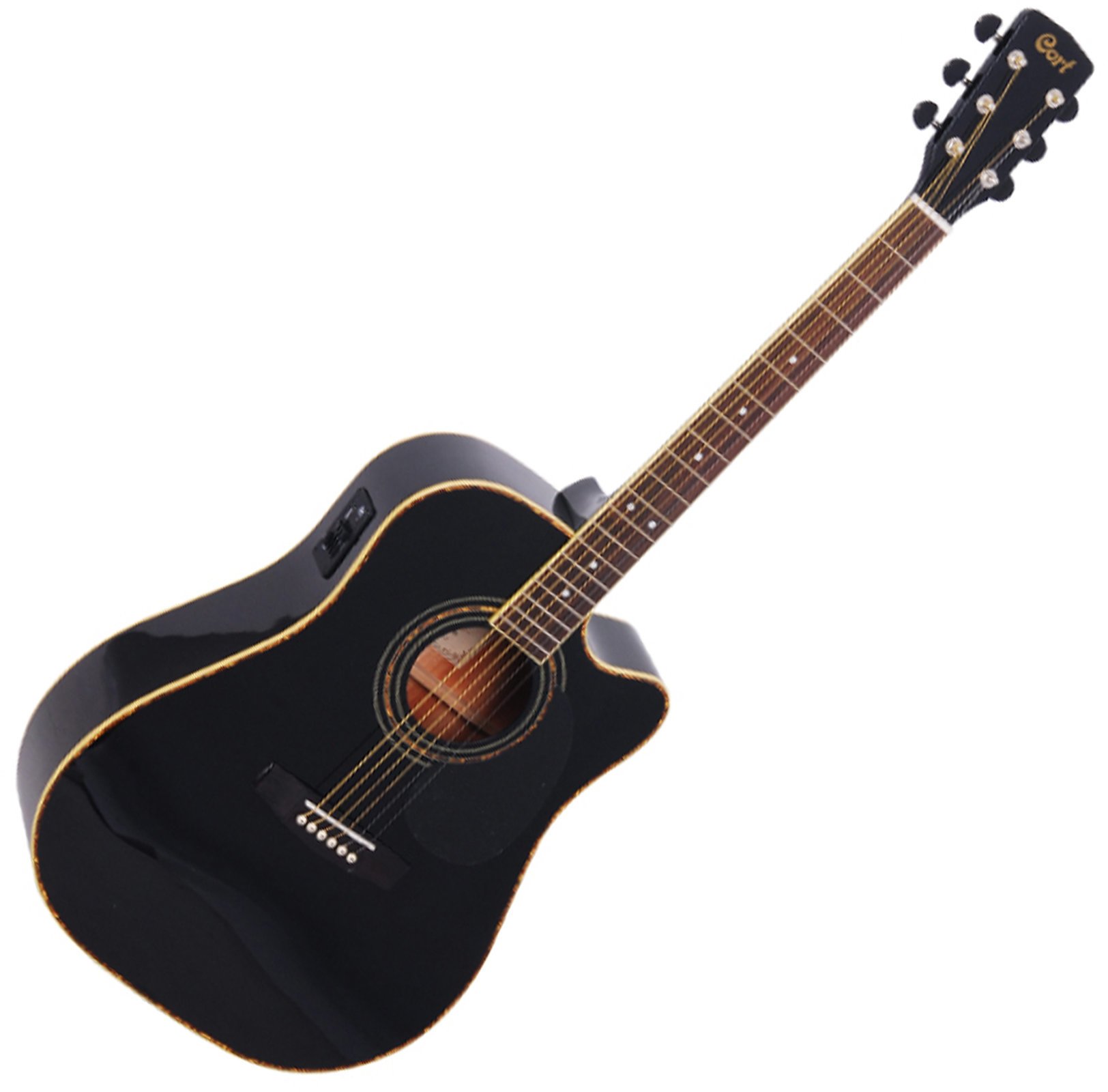 Elektroakusztikus gitár Cort AD880CE Fekete