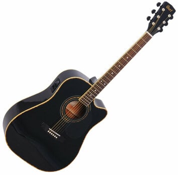 Elektroakusztikus gitár Cort AD880CE Fekete - 1