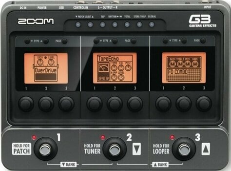 Multi-efeitos para guitarra Zoom G3 - 1