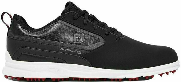 Chaussures de golf pour hommes Footjoy Superlites XP Black/White/Red 40,5 - 1