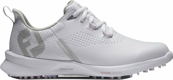 Chaussures de golf pour femmes Footjoy Fuel White/White/Pink 37 - 1