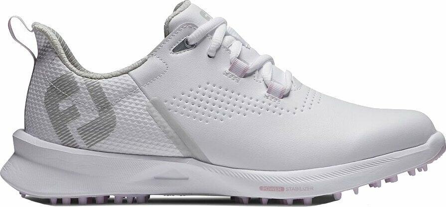 Chaussures de golf pour femmes Footjoy Fuel White/White/Pink 38,5