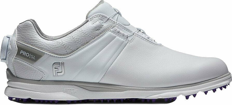 Chaussures de golf pour femmes Footjoy Pro SL BOA White/Grey 37