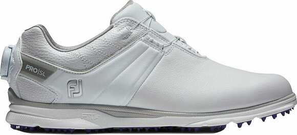 Chaussures de golf pour femmes Footjoy Pro SL BOA White/Grey 37 - 1