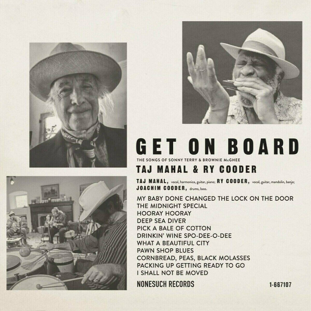 Vinylskiva Taj Mahal - Get On Board (2 LP)