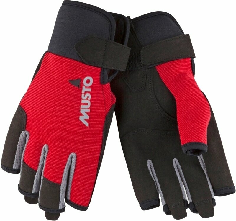 Handschuhe Musto Essential Sailing Short Finger Glove True Red XXL