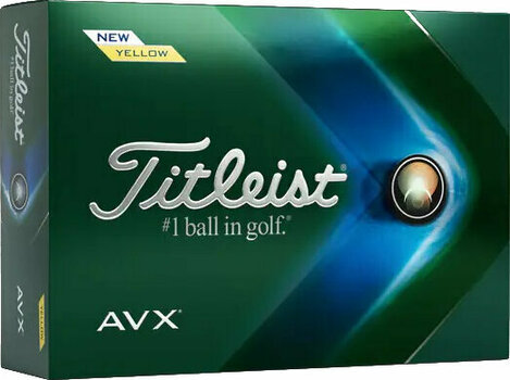Golfový míček Titleist AVX 2022 Yellow - 1