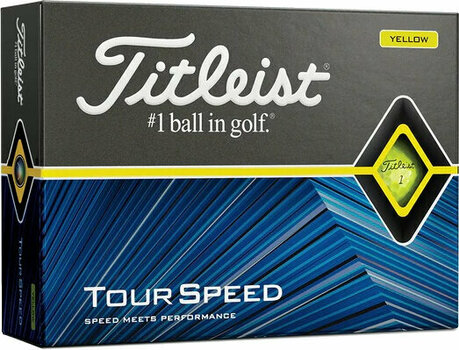 Golfball Titleist Tour Speed 2022 Yellow - 1