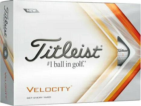 Palle da golf Titleist Velocity 2022 White - 1
