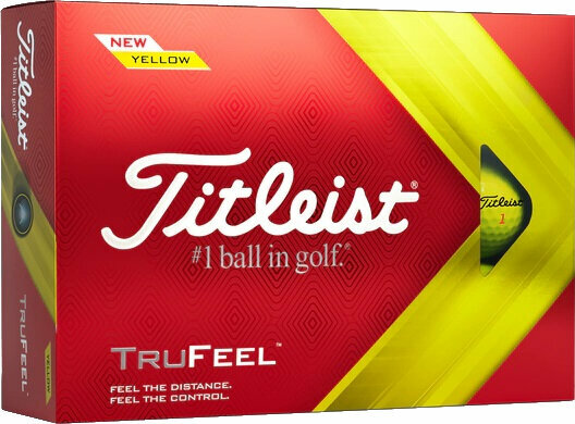Нова топка за голф Titleist TruFeel 2022 Yellow