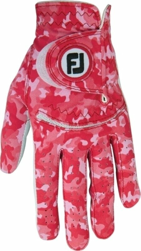 Handschuhe Footjoy Spectrum Womens Golf Gloves Left Hand Red Camo ML
