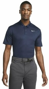 Camiseta polo Nike Dri-Fit Victory Mens Golf Polo Obsidian/White S - 1