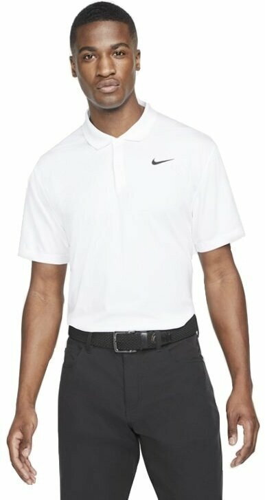 Polo trøje Nike Dri-Fit Victory Mens Golf White/Black S Polo trøje