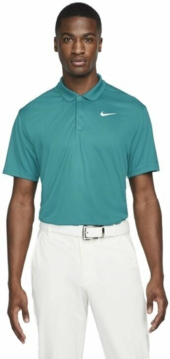 Camisa pólo Nike Dri-Fit Victory Mens Golf Polo Bright Spruce/White S