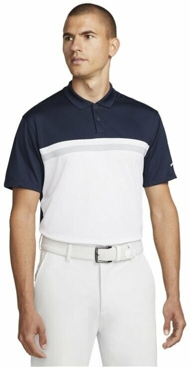 Chemise polo Nike Dri-Fit Victory OLC Obsidian/White/Light Grey S