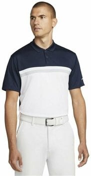 Chemise polo Nike Dri-Fit Victory OLC Obsidian/White/Light Grey S - 1