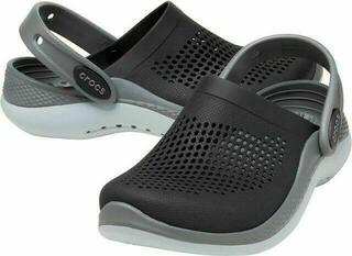 Kids Sailing Shoes Crocs Kids' LiteRide 360 Clog Black/Slate Grey