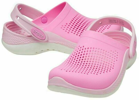 Buty żeglarskie dla dzieci Crocs Kids' LiteRide 360 Clog Taffy Pink/Ballerina Pink 30-31 - 1