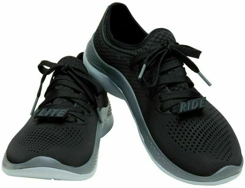 Mens Sailing Shoes Crocs Men's LiteRide 360 Pacer Black/Slate Grey 43-44