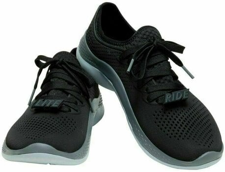 Mens Sailing Shoes Crocs Men's LiteRide 360 Pacer Black/Slate Grey 43-44 - 1