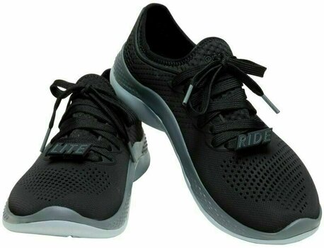 Mens Sailing Shoes Crocs Men's LiteRide 360 Pacer Black/Slate Grey 46-47 - 1