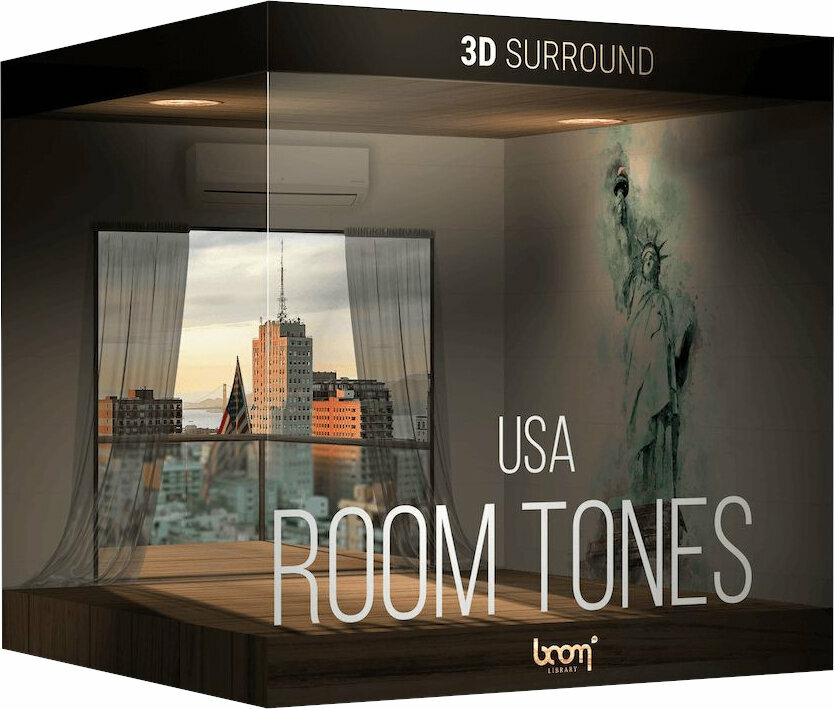 Libreria sonora per campionatore BOOM Library Room Tones USA 3D Surround (Prodotto digitale)