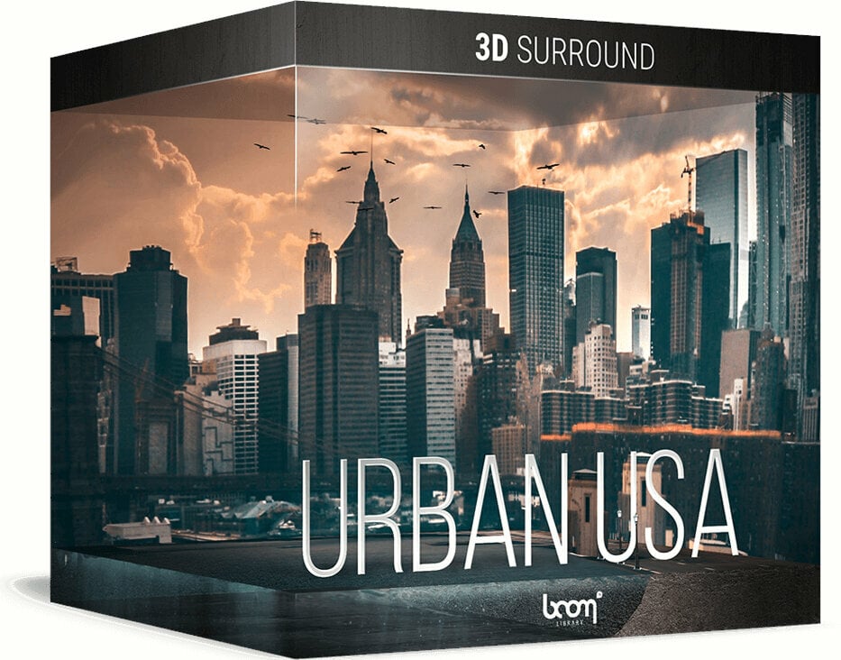 Geluidsbibliotheek voor sampler BOOM Library Urban USA Stereo (Digitaal product)