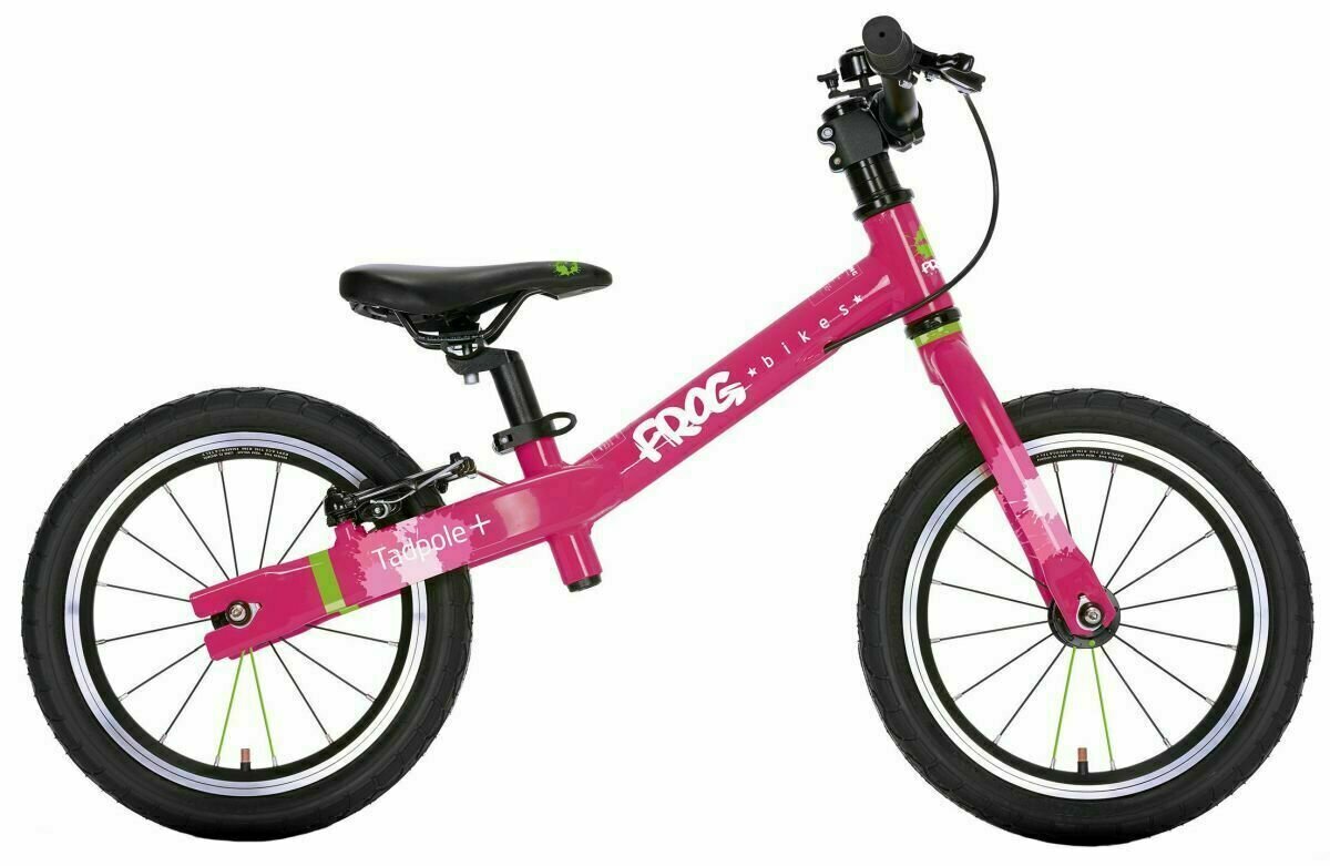 Bicicleta de equilibrio Frog Tadpole Plus 14" Pink Bicicleta de equilibrio