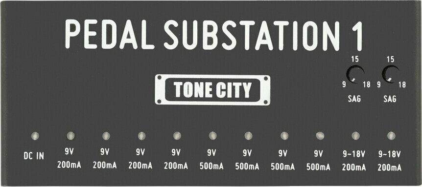 Strömförsörjningsadapter Tone City Pedal Substation 1