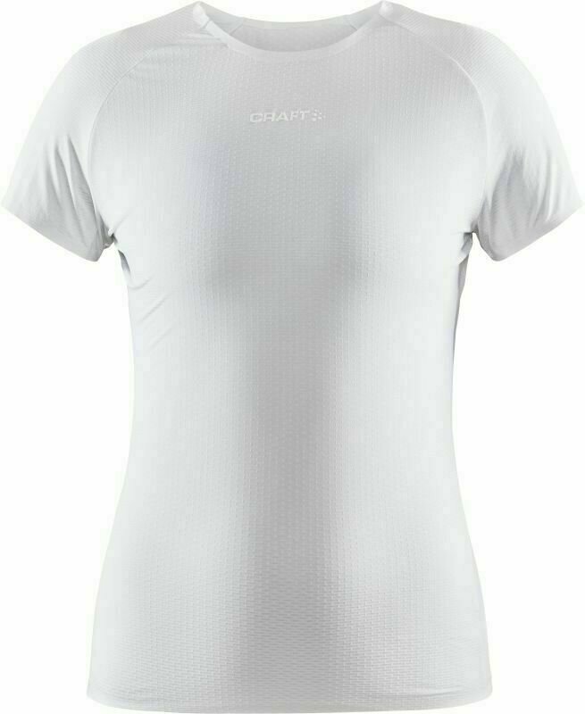 Κοντομάνικη Μπλούζα Τρεξίματος Craft PRO Dry Nanoweight Women's Tee Λευκό L Κοντομάνικη Μπλούζα Τρεξίματος