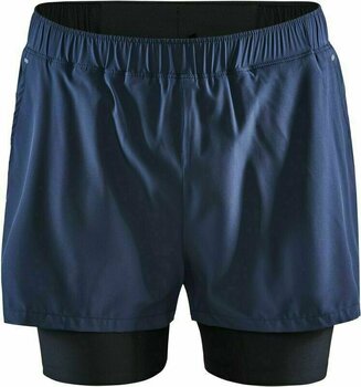 Juoksushortsit Craft ADV Essence 2v1 Shorts Navy Blue S Juoksushortsit - 1
