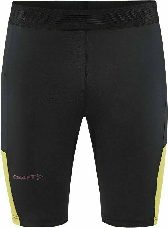 Laufshorts Craft PRO Hypervent Shorts Black/Cress XL Laufshorts