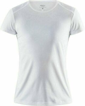 Running t-shirt with short sleeves
 Craft ADV Essence Slim SS Women's Tee White M Running t-shirt with short sleeves - 1