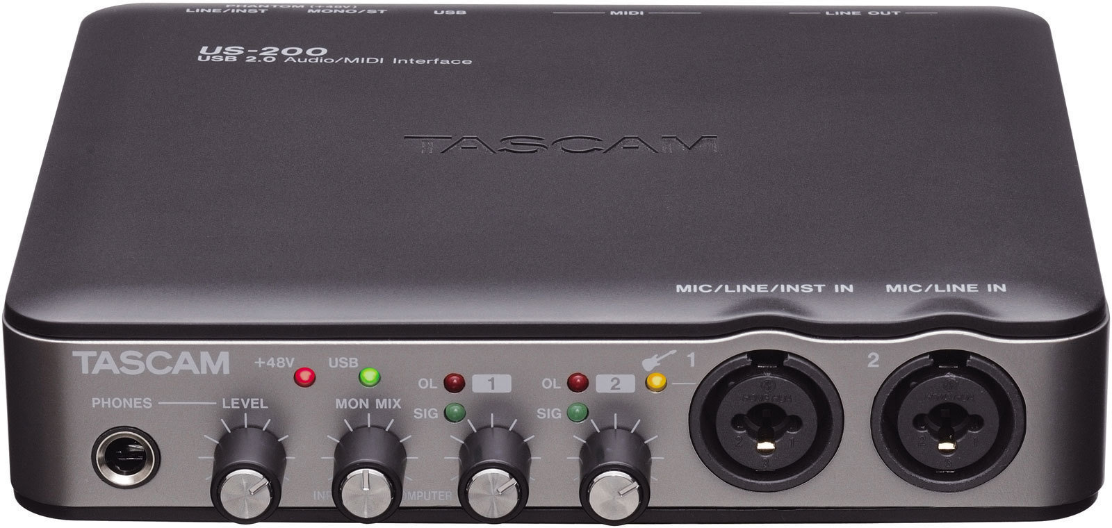 USB Audio Interface Tascam US-200