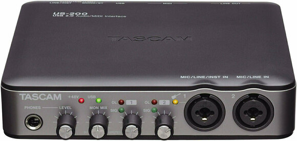 Interface áudio USB Tascam US-200 - 1