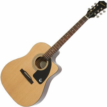 Dreadnought elektro-akoestische gitaar Epiphone AJ-100CE Natural - 1