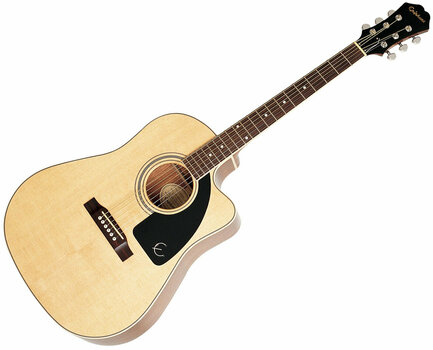Dreadnought elektro-akoestische gitaar Epiphone AJ 200 SCE-NA - 1