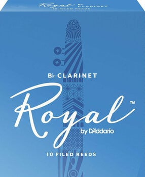Тръстикова пластинка за кларинет Rico Royal 2.5 Тръстикова пластинка за кларинет - 1