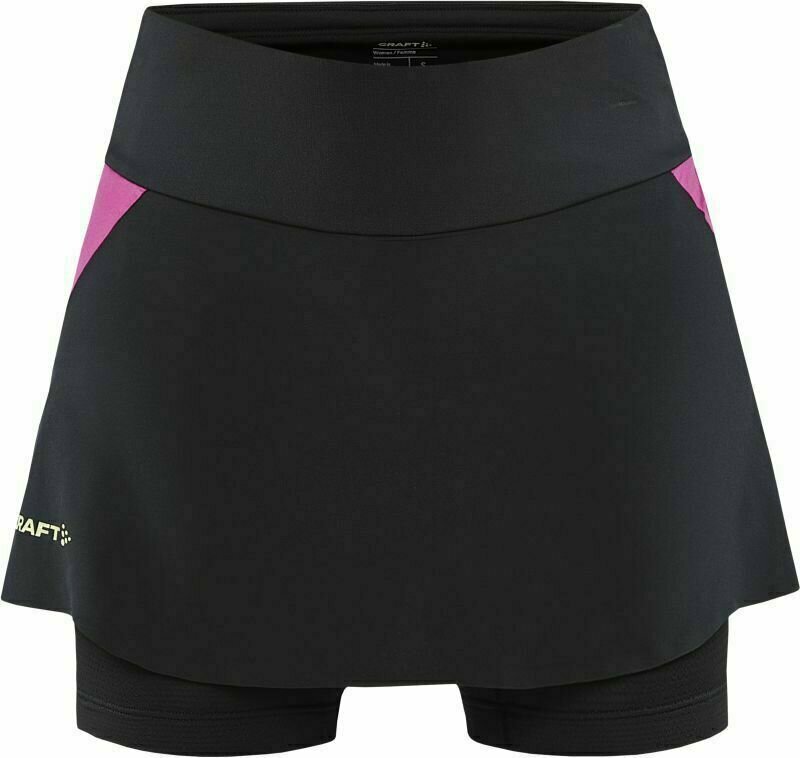 Pantalones cortos para correr Craft PRO Hypervent 2in4 Black/Roxo XS Pantalones cortos para correr