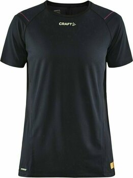 Running t-shirt with short sleeves
 Craft PRO Hypervent SS Women's Tee Black/Roxo M Running t-shirt with short sleeves - 1