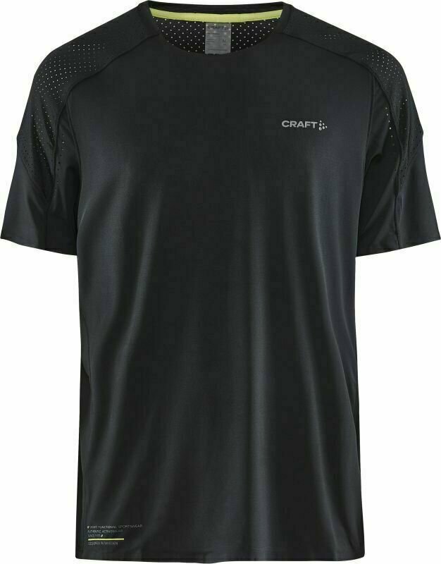 Majica za trčanje s kratkim rukavom Craft PRO Charge SS Tech Tee Black M Majica za trčanje s kratkim rukavom