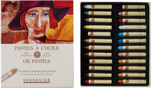 Olajpasztell Sennelier N132520.243 Olajpasztell készlet 24 db - 1