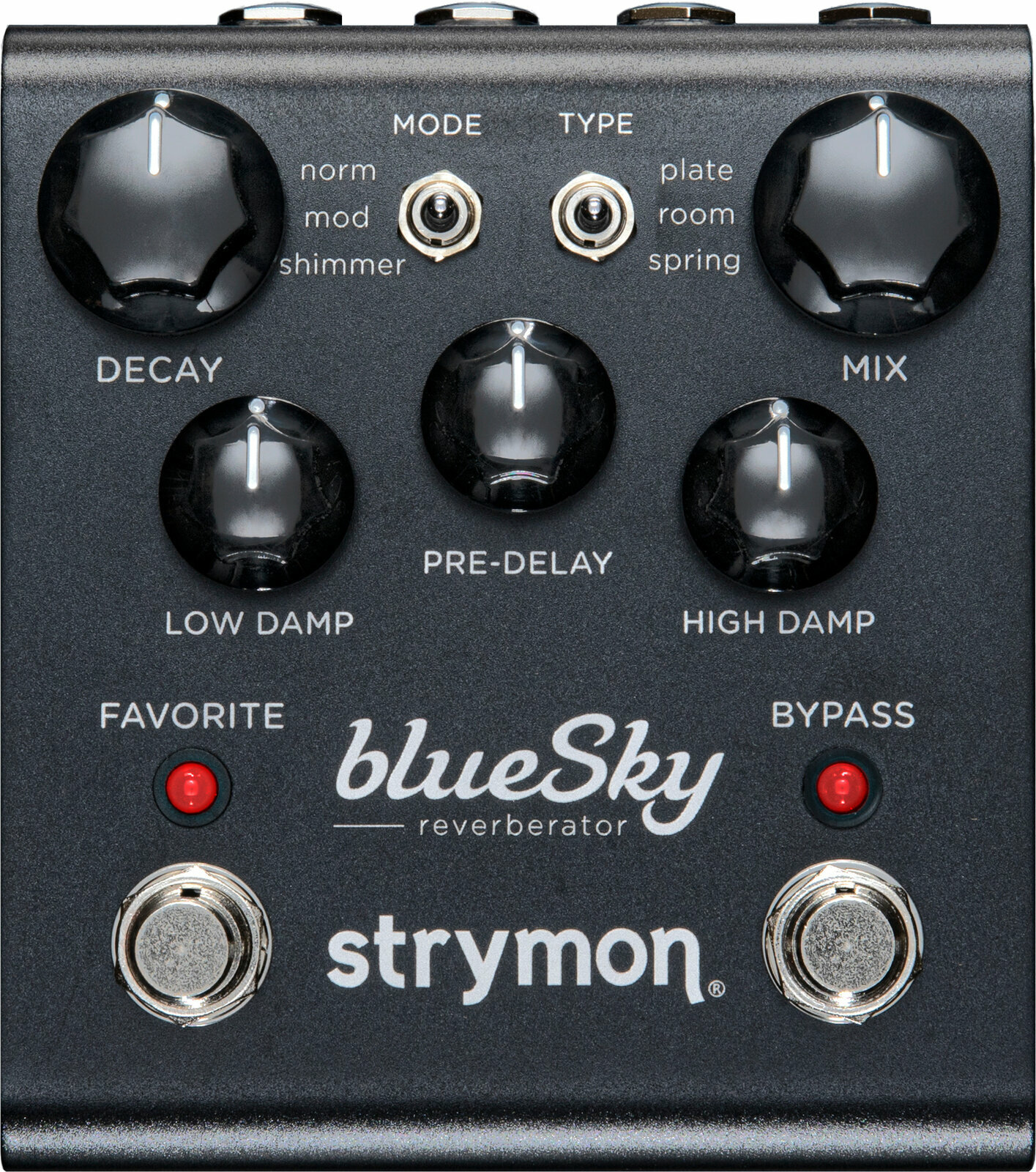 Efeito de guitarra Strymon BlueSky Reverberator - Midnight Edition