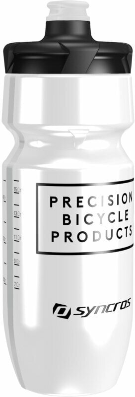 Cyklistická láhev Syncros Corporate Plus White/Black 650 ml Cyklistická láhev