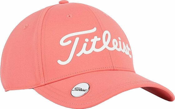Cuffia Titleist Players Performance Ball Marker Cap Coral/White - 1