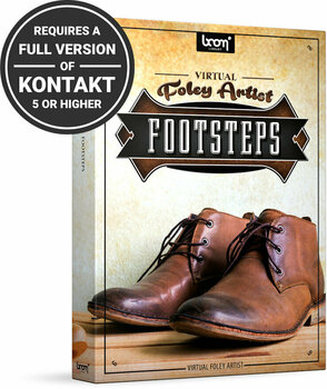 Sampler hangkönyvtár BOOM Library Virtual Foley Artist Footsteps (Digitális termék) - 1