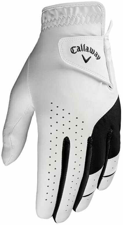 Golf kesztyű Callaway Weather Spann White 1 Pár S Férfi kesztyű