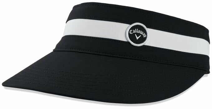 Kapa za golf Callaway Ladies Visor Black/White 2022
