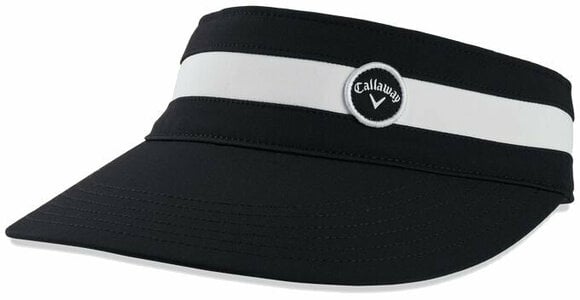 Kapa za golf Callaway Ladies Visor Black/White 2022 - 1