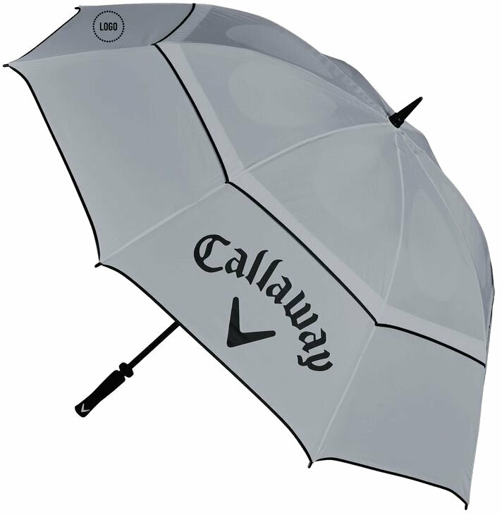Deštníky Callaway Shield 64 Umbrella Grey/Black 2022